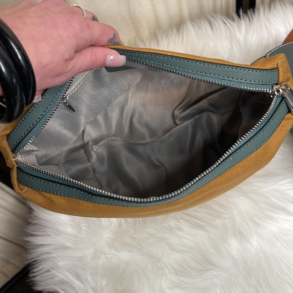 NEW! LEATHER SHOULD BAG WITH COSMETIC BAG ‘CELESTE’ - Picture 13 of 15